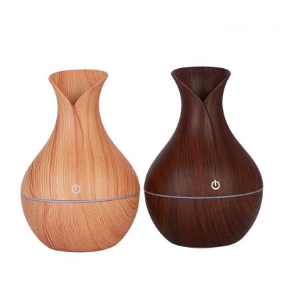 Usb Mini Luxury Diffuser Bottle Humidifier Wood With Logo Wholesale